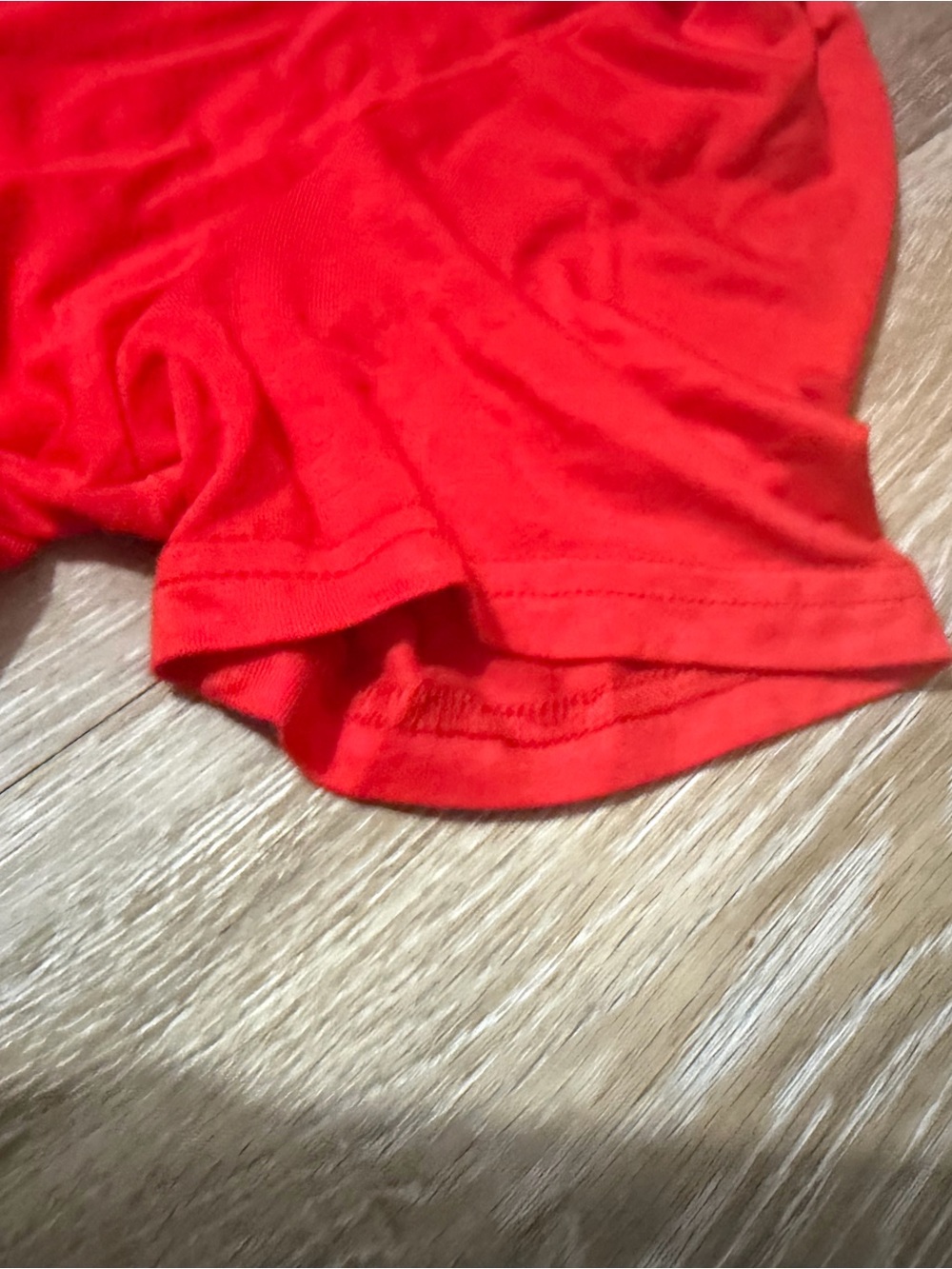 Bright Red Short Sleeve T-Shirt Dress - Picture 7 of 9